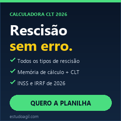Banner quadrado 250x250 da Calculadora de Rescisao CLT 2026